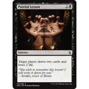 Magic The Gathering Trading Card Game Battlebond Single Card Common Painful  Lesson 154 - ToyWiz
