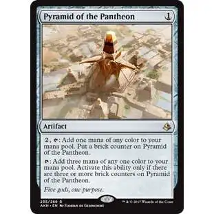 MtG Trading Card Game Amonkhet Rare Foil Pyramid of the Pantheon #235