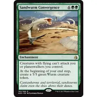 MtG Trading Card Game Amonkhet Rare Sandwurm Convergence #183
