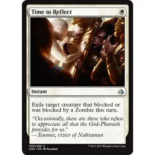 MtG Trading Card Game Amonkhet Uncommon Time to Reflect #33