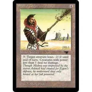 MtG Antiquities Common Staff of Zegon