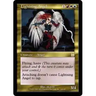 MtG Apocalypse Rare Foil Lightning Angel #108 [Lightly Played]