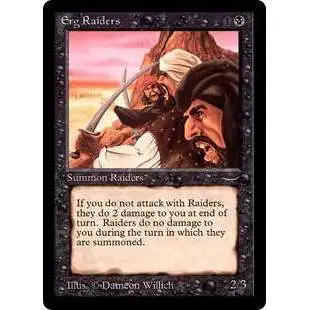 MtG Arabian Nights Common Erg Raiders [Dark Version] [Heavily Played]