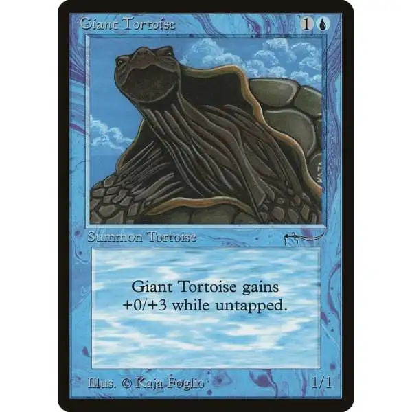 MtG Arabian Nights Common Giant Tortoise [Light Version]