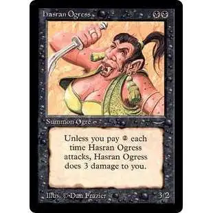 MtG Arabian Nights Common Hasran Ogress [Dark Version]