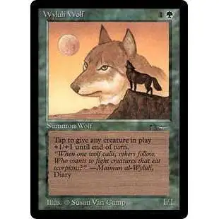 MtG Arabian Nights Common Wyluli Wolf