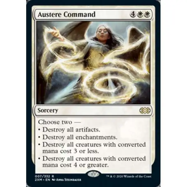 MtG Double Masters Rare Foil Austere Command #7