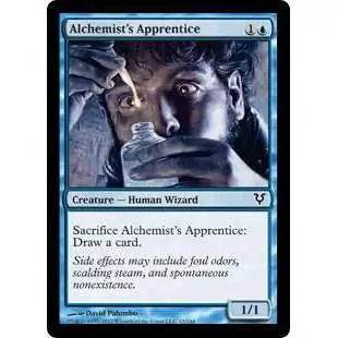 MtG Trading Card Game Avacyn Restored Common Foil Alchemist's Apprentice #42