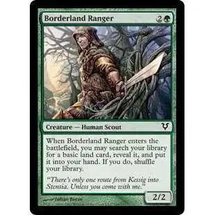 MtG Trading Card Game Avacyn Restored Common Borderland Ranger #169