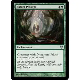 MtG Trading Card Game Avacyn Restored Uncommon Bower Passage #170