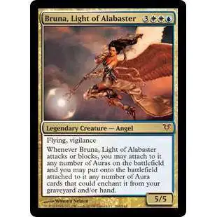 MtG Trading Card Game Avacyn Restored Mythic Rare Bruna, Light of Alabaster #208