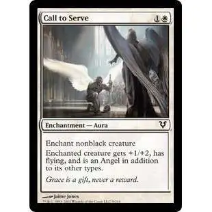 MtG Trading Card Game Avacyn Restored Common Call to Serve #9