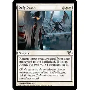 MtG Trading Card Game Avacyn Restored Uncommon Defy Death #16