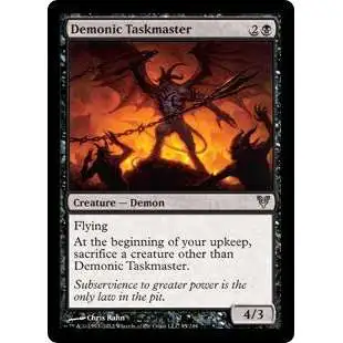 MtG Trading Card Game Avacyn Restored Uncommon Demonic Taskmaster #95