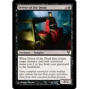 MtG Trading Card Game Avacyn Restored Common Driver of the Dead #99