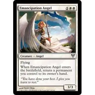 MtG Trading Card Game Avacyn Restored Uncommon Emancipation Angel #19