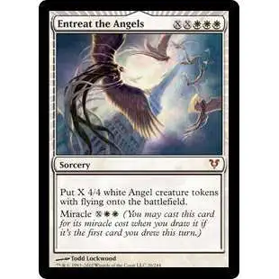 MtG Trading Card Game Avacyn Restored Mythic Rare Entreat the Angels #20