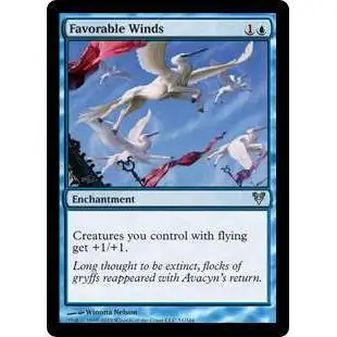 MtG Trading Card Game Avacyn Restored Uncommon Favorable Winds #51