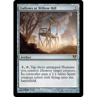 MtG Trading Card Game Avacyn Restored Rare Gallows at Willow Hill #215