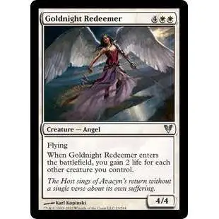 MtG Trading Card Game Avacyn Restored Uncommon Goldnight Redeemer #23