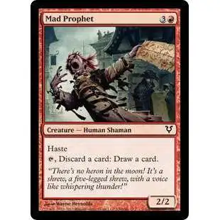 MtG Trading Card Game Avacyn Restored Common Mad Prophet #146