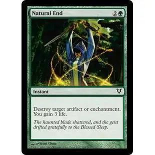 MtG Trading Card Game Avacyn Restored Common Natural End #185