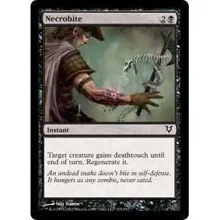 MtG Trading Card Game Avacyn Restored Common Necrobite #115