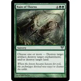 MtG Trading Card Game Avacyn Restored Uncommon Rain of Thorns #190