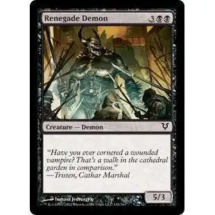 MtG Trading Card Game Avacyn Restored Common Renegade Demon #118