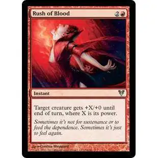 MtG Trading Card Game Avacyn Restored Uncommon Rush of Blood #154