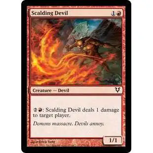 MtG Trading Card Game Avacyn Restored Common Scalding Devil #155