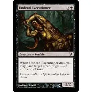 MtG Trading Card Game Avacyn Restored Common Undead Executioner #123