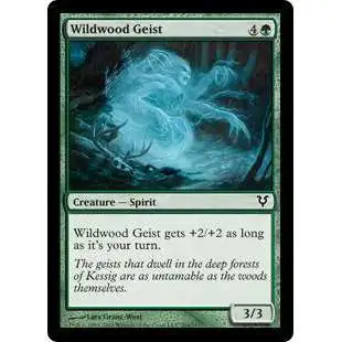 MtG Trading Card Game Avacyn Restored Common Wildwood Geist #204