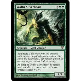 MtG Trading Card Game Avacyn Restored Rare Wolfir Silverheart #206
