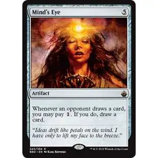 MtG Trading Card Game Battlebond Rare Mind's Eye #240