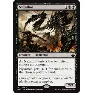 MtG Trading Card Game Battlebond Rare Nyxathid #153
