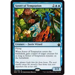 MtG Trading Card Game Battlebond Rare Sower of Temptation #131
