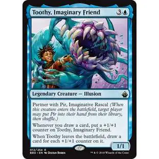 MtG Trading Card Game Battlebond Rare Toothy, Imaginary Friend #12