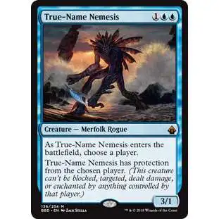 MtG Trading Card Game Battlebond Mythic Rare Foil True-Name Nemesis #136