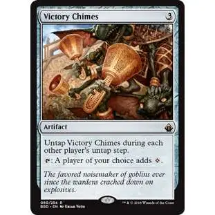 MtG Trading Card Game Battlebond Rare Victory Chimes #80