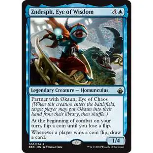 MtG Trading Card Game Battlebond Rare Zndrsplt, Eye of Wisdom #5