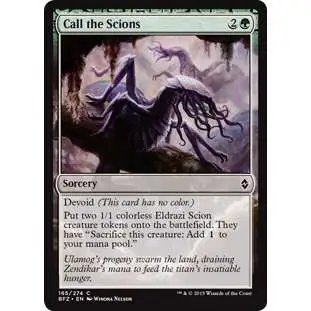 MtG Trading Card Game Battle for Zendikar Common Call the Scions #165