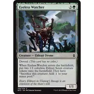 MtG Trading Card Game Battle for Zendikar Common Foil Eyeless Watcher #166