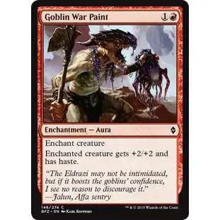 MtG Trading Card Game Battle for Zendikar Common Goblin War Paint #146