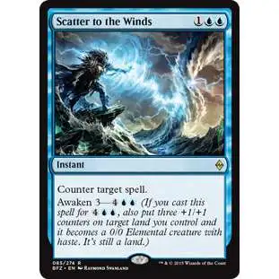 MtG Trading Card Game Battle for Zendikar Rare Foil Scatter to the Winds #85