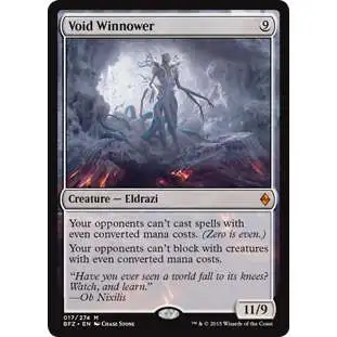 MtG Trading Card Game Battle for Zendikar Mythic Rare Void Winnower #17