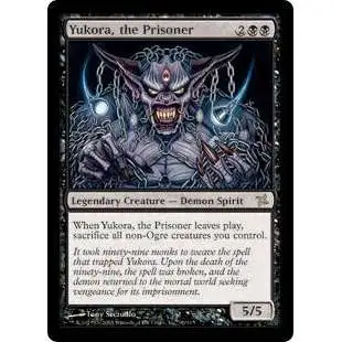 MtG Trading Card Game Betrayers of Kamigawa Rare Yukora, the Prisoner #90