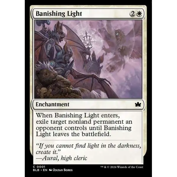 MtG Bloomburrow Common Banishing Light #1