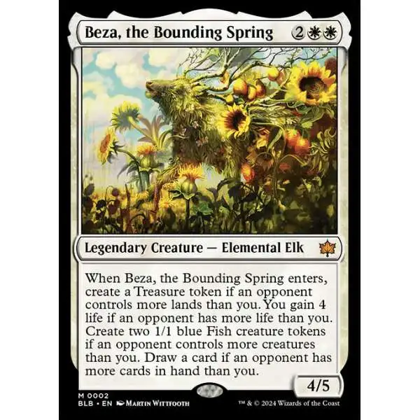 MtG Bloomburrow Mythic Rare FOIL Beza, the Bounding Spring #2