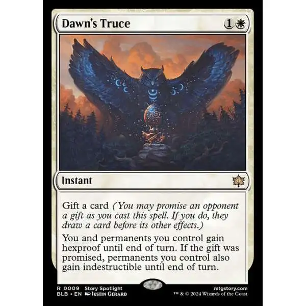 MtG Bloomburrow Rare Dawn's Truce #9